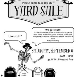 9/6 Mt Airy yard Sale
