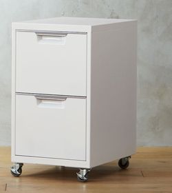 CB2 Office Cabinet White