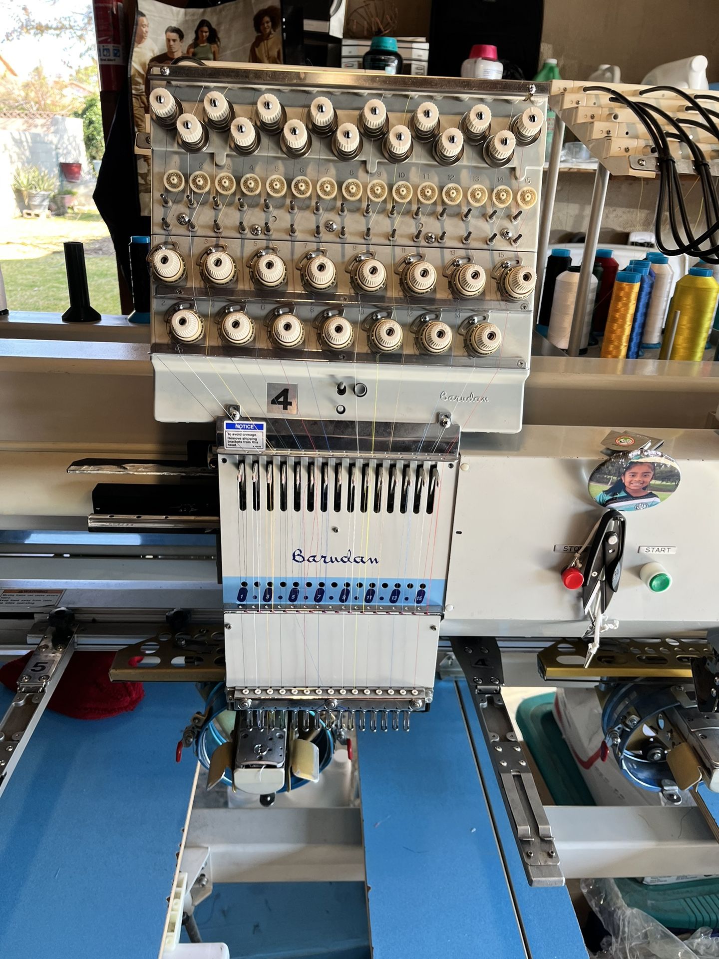 Barudan Embroidery Machine 4 Heads BENYHEZQC04 for Sale in City Of