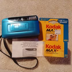 Kodak Easy Shot ES27 EV Automatic w/ Kodak MAX VERSATILITY 400 Film