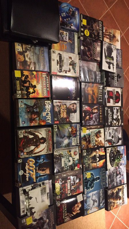 PC GAMES (mostly first person shooters)