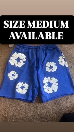 Denim tear shorts