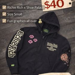 🔥 Richie Rich x Shoe Palace Hoodie – Size Small 🔥