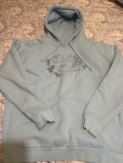 Sabrina Carpenter Short and sweet blue hoodie