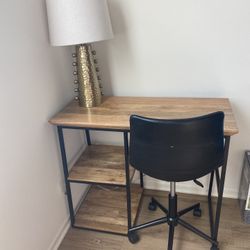 Desk, Chair, and Lamp For Sale! 