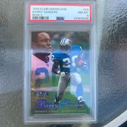 1998 Barry Sanders Flair Showcase PSA8 🔥