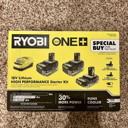 RYOBI One+ 18V Starter Kit