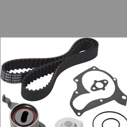 TKT-002 Engine Timing Belt Kit with Water Pump Compatible with Toyota 87-91 Camry 2.0L, 92-01 Camry 2.2L, 87-89 Celica 2.0L, 92-99 Celica 2.2L, 96-00 