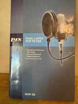 LyxPro MOP-28 Dual-Layer Pop Filter