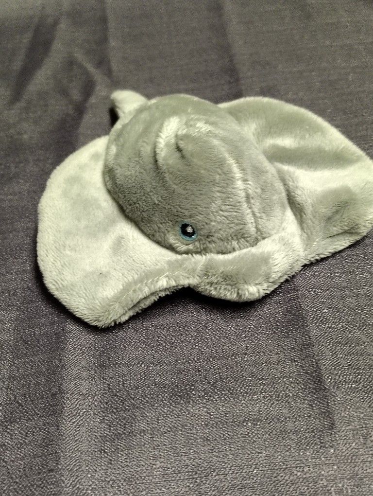 Wildlife Tree Grey Plush Stingray 5×6