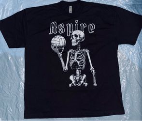 Men’s Next Level Apparel T shirt skull basketball tee