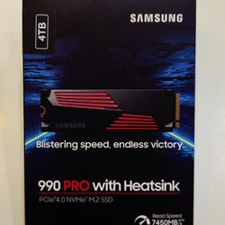 Samsung 990 Pro with Heatsink - 4TB