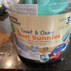 Learning resources Count And clean Dust Bunnies Game New