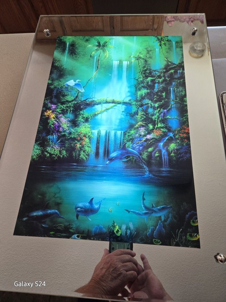 Motion Lighter Mirror Enchanted Pool.