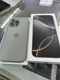 Unlocked iPhone 16 Pro Max 256GB.  With A 90-Day Warranty. 