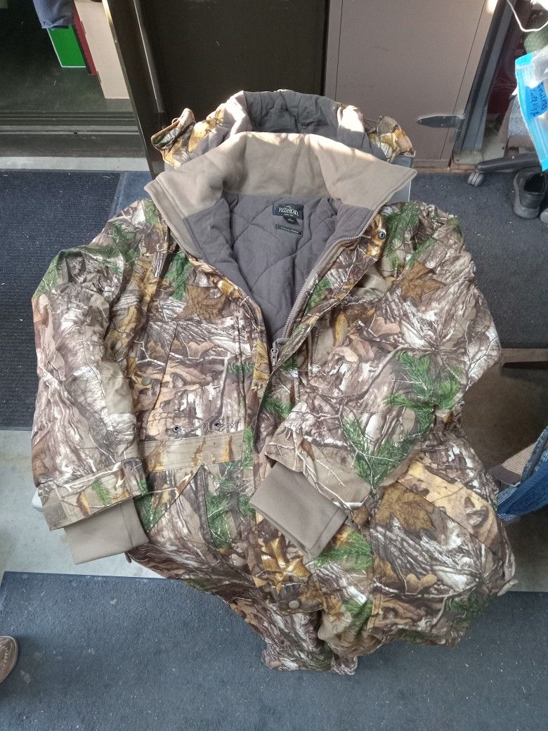 Red Head Heavy Quilted Camo Coveralls