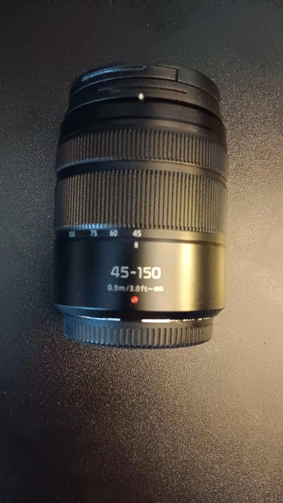 LUMIX Camera Lens G Vario 45-150mm with Hood