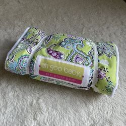 The Plush Pad Ah Goo Baby Memory Foam Diaper Changing Pad Travel Floral Paisley
