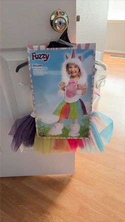 NEW  Fuzzy Unicorn Costume Size Small