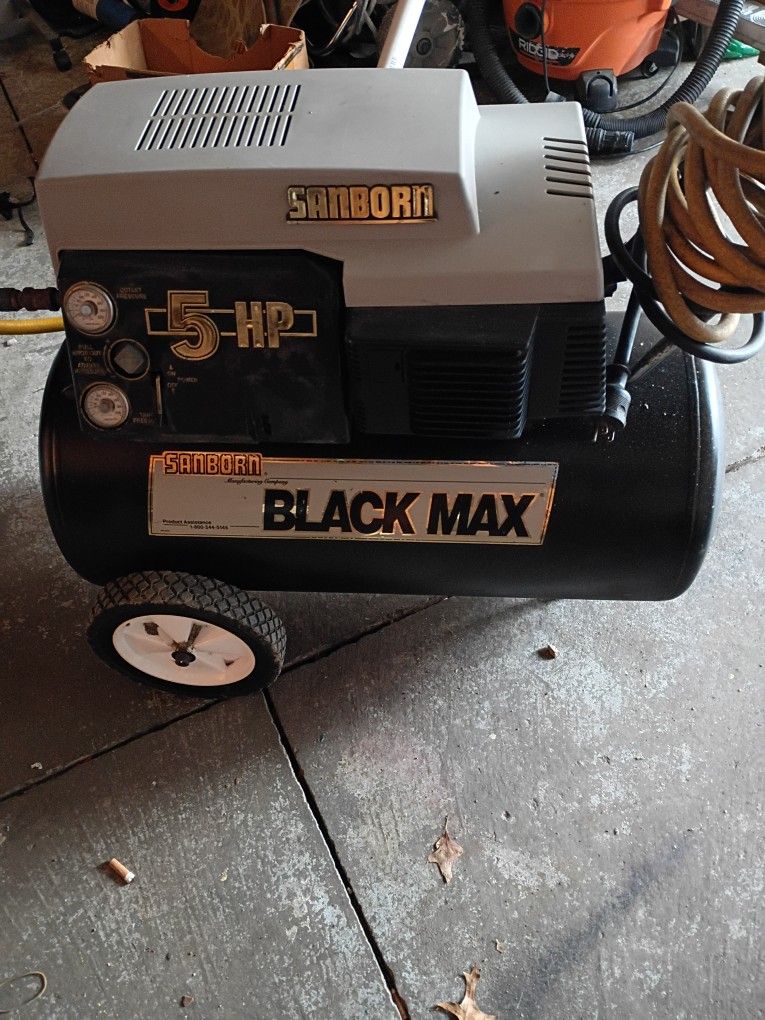 Air Compressor Sanborn-black Max 240v