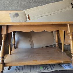 Coffee Table With Folding Sides