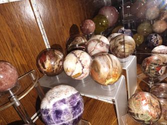 Swirled Crystal Spheres 