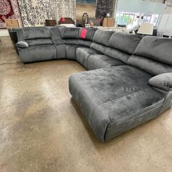 Reclining Sectional In Stock For Immediate Delivery 