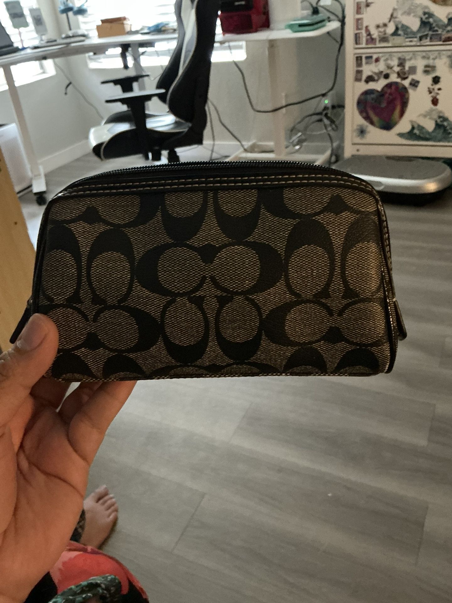 Coach Wallet And cosmetic Bag