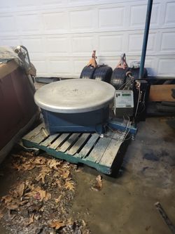 Heavy Duty Pallet Stretch Wrapper – 1 HP – Turntable Type – Works