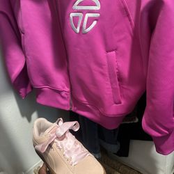 Telfar Jogging Sweatsuit Jacket Sz M (Azalea Collection)