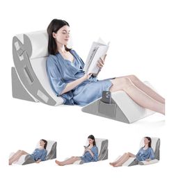Bed Wedge Pillow Set