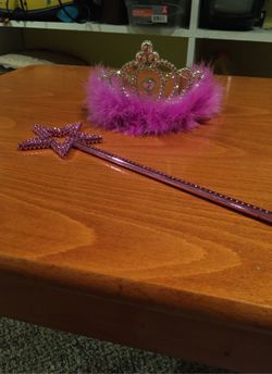 Crown and wand