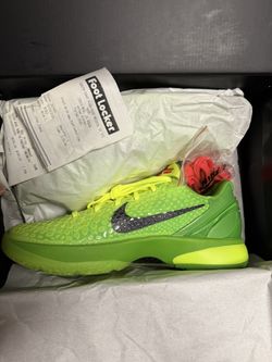 Nike Kobe VI Grinch 2020, DS Brand New 9.5