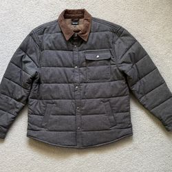 Brixton Cass Menswear Jacket Mixed Tweed Size XL