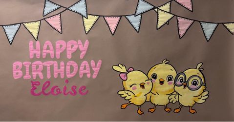 Hand painted Banners