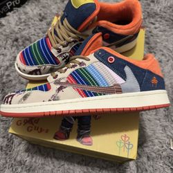 Travis Scott x Cold Sins Chucky The Slayer Custom Shoes 