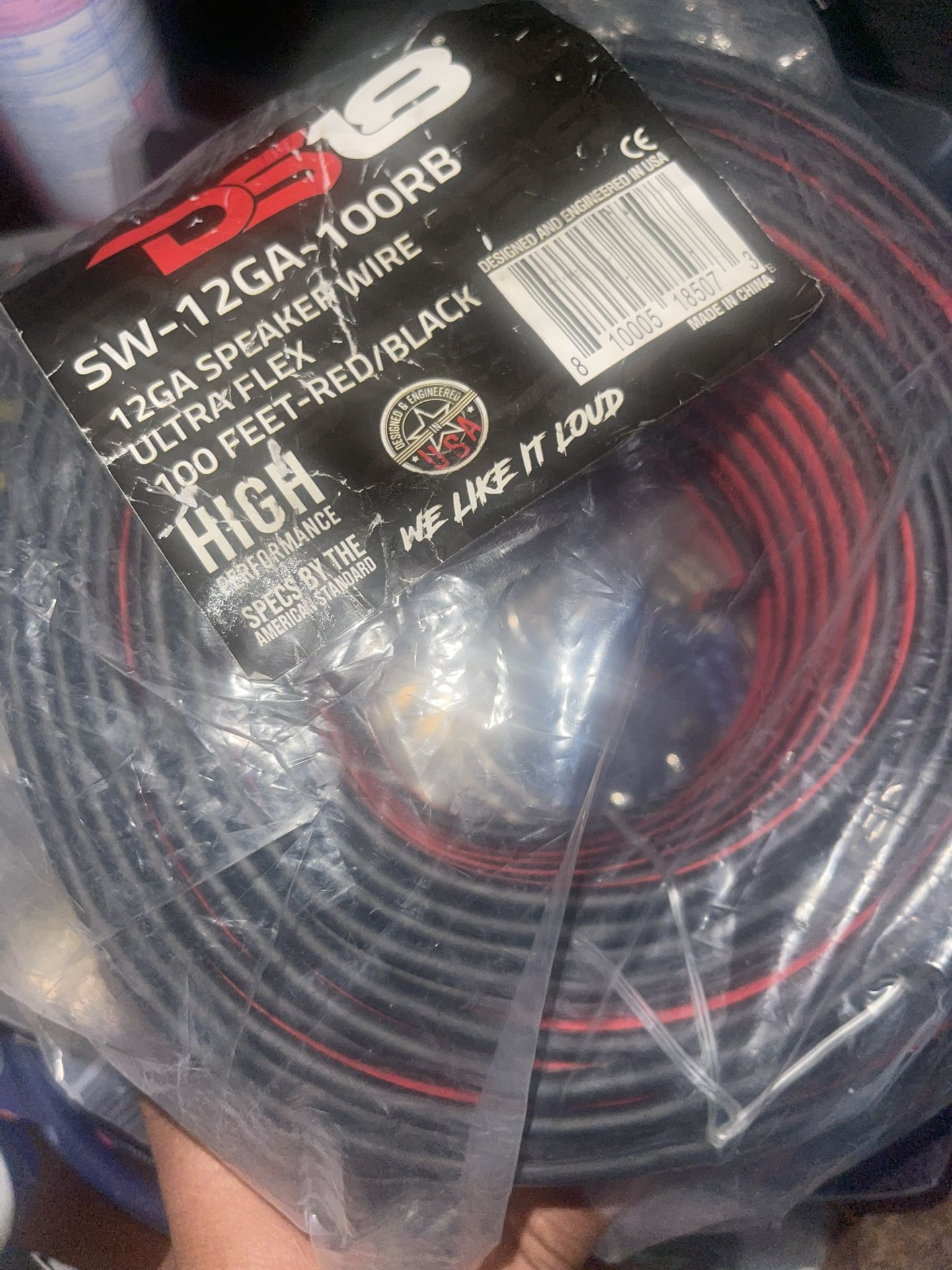 DS18 12g Speaker Wire 100ft New