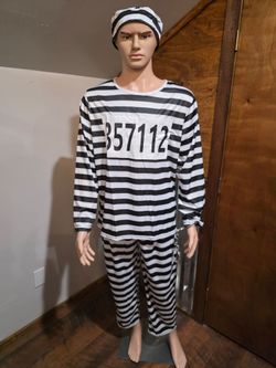 New Halloween For Men Prisoner Costume