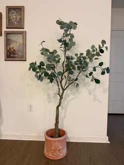 60 inch eucalyptus floor tree