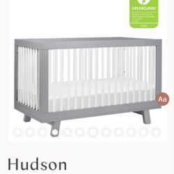 Babyletto Hudson Crib To Toddle Bed Conversion With Organic Mattress