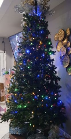 9ft Christmas Tree Prelighted Leds 