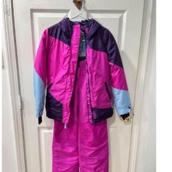Girls champion Snow jacket and pants  / Snowsuit. Size 7/8.