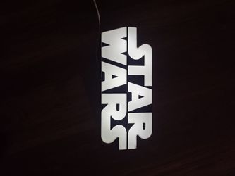 Light up star wars sign