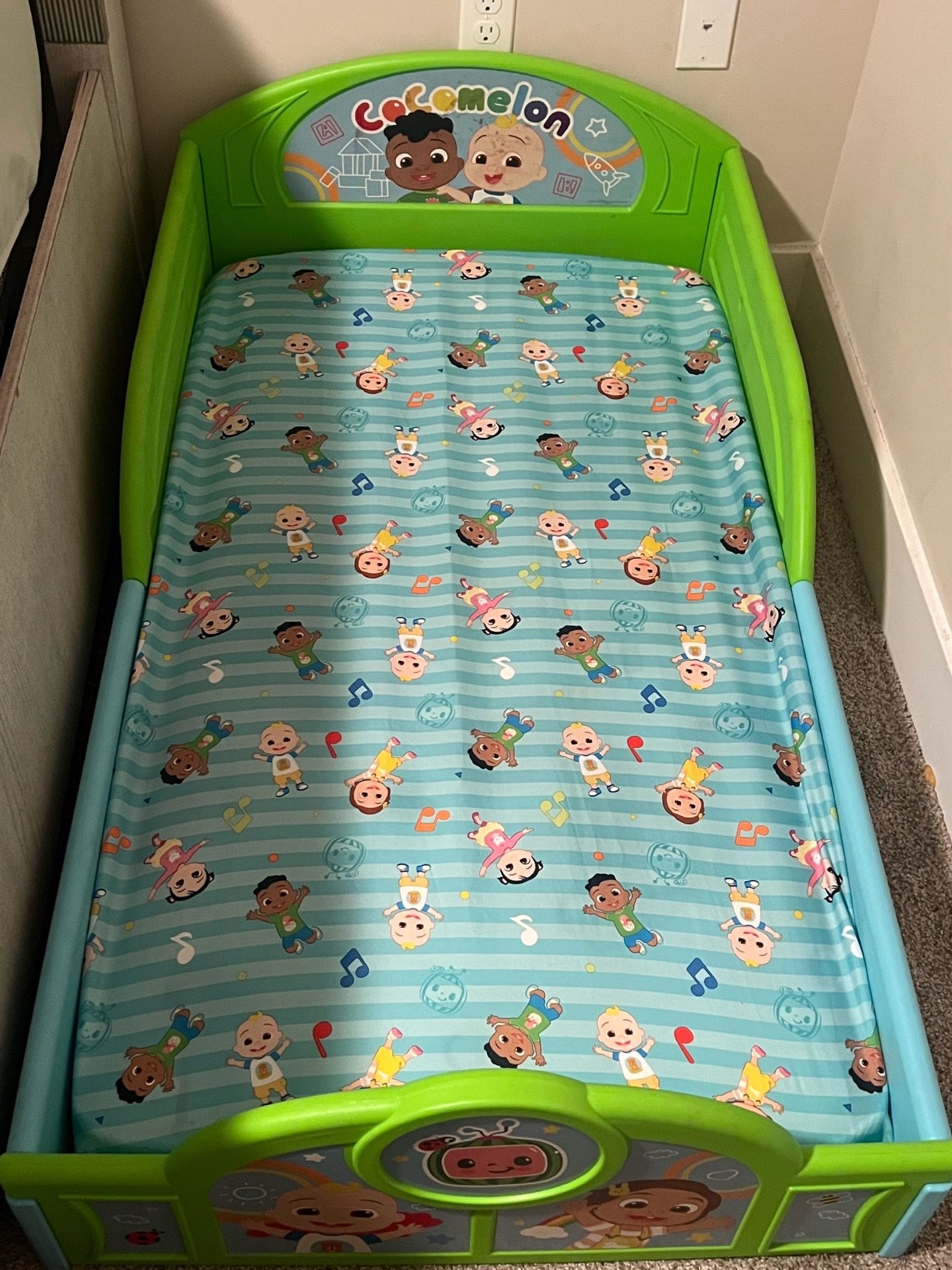 CoCoMelon toddler bed