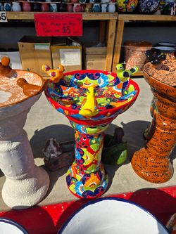 💥Talavera  Birdbath 💥  12031 Firestone Blvd Norwalk CA 90650.
