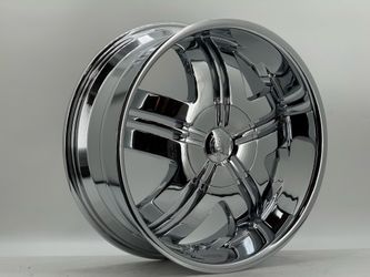 20" BOSS Wheels style 408 20x8.5 CHROME finish 12 hole. 6x5.5 6x135 #106c