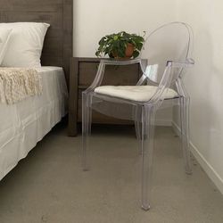 Clear Acrylic Ghost Chair Like Stark CB2 West Elm
