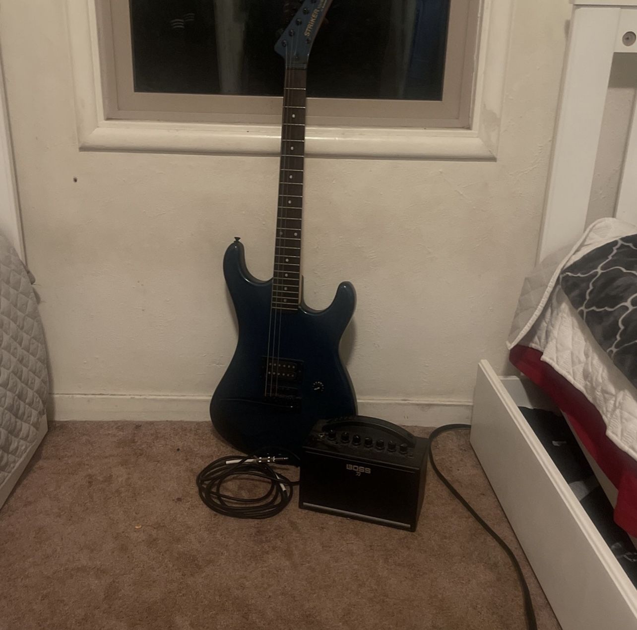Striker Electric Guitar Navy Blue