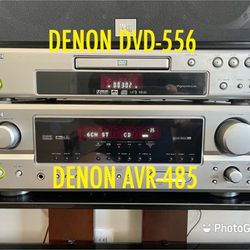 DENON Digital Receiver and DENON DVD Player (Only DVD Player has Remote)