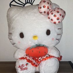Jumbo Hello Kitty Strawberry Plush